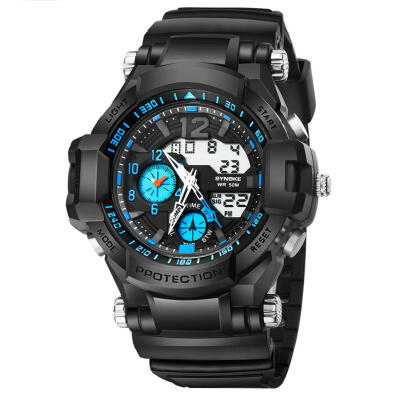 

Men Waterproof Luminous Analog Digital Sports Teen Running Electronic Watch