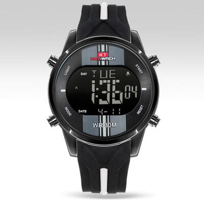 

KAT Multi Fashionable Sport Electric Watch Waterproof Night Light Wristband For Men
