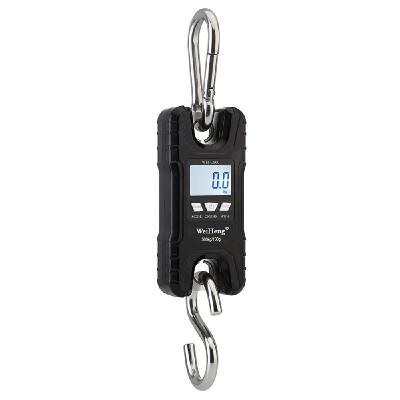 

WeiHeng Portable Heavy Duty Digital Crane Scale 500kg1102Lbs Multifunction Hanging Luggage Scale with Backlight LED Unit KgLb fo