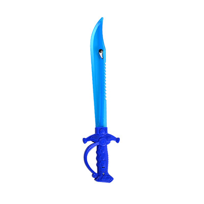 

New&new fine arts Halloween children luminous toy knife boy birthday gift cosplay luminous plastic weapons stage performance decorative props blue