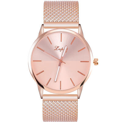 

Relogio Feminino Minimalist Watch Mesh Band Stainless Steel Analog Quartz Wristwatch Women Lady Female Luxury Rose Gold Watches