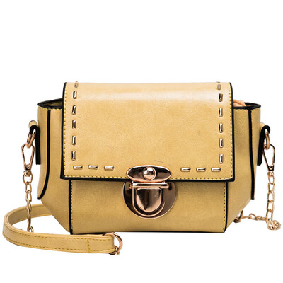 

Chao Korean version of the pearl lock small square bag wild fashion chain shoulder diagonal package