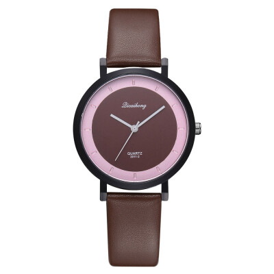 

Europe&the United States simple trend trend personality PU belt watch fashion new candy color ladies watch