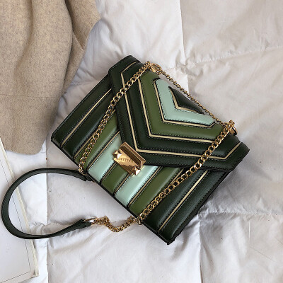 

Ins small bag female chic wild 2019 new wave Korean version of the slung shoulder chain fashion personality small square bag