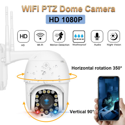 

〖Follure〗Outdoor Wireless PTZ CCTV 1080P WIFI IP Dome Security Night Vision Camera US