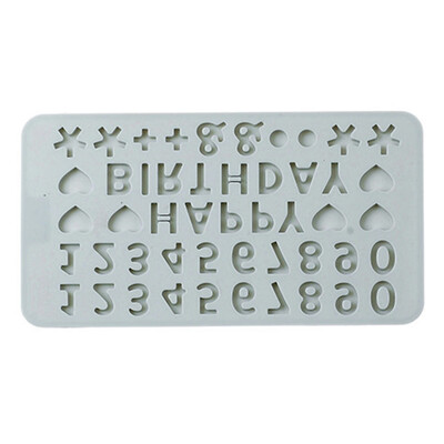 

New Number Alphabet Resin Mold Silicone Mold Baking Mold Decorating Epoxy Mold Diy Jewelry Making Tool