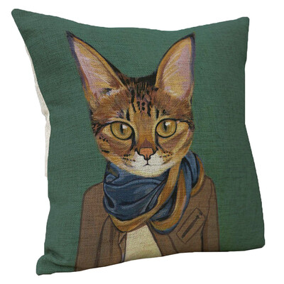 

〖Follure〗Cute Cat Sofa Bed Home Decoration Festival Pillow Case Cushion Cover