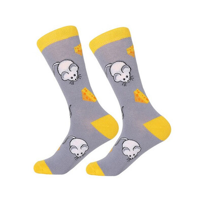 

Creative High Quality Fashion men&women socks cotton funny crew cartoon animal fruit print novelty gift socks
