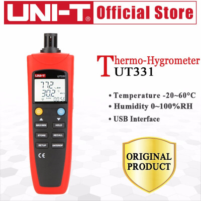 

UNI-T UT331 Digital Thermo-Hygrometer Unit Selection USB Interface