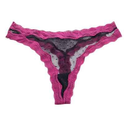 

Women Panties Thongs String lingerie Mesh Transparent Wrap Design Sexy Ladies Cotton Fashion Low-Rise Underwear Seamless Briefs