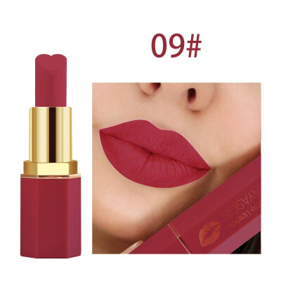 

Heart Shape Lips Makeup Waterproof Long Lasting Pigment Red Shimmer Makeup