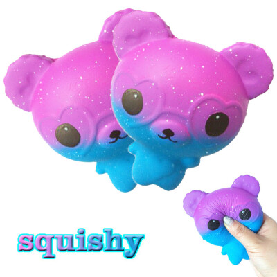 

Gobestart Exquisite Fun Galaxy Adorable Bear Scented Charm Slow Rising Stress Relief Toys