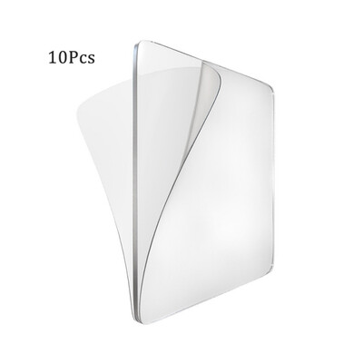 

10PCS Square Strong Sticky Double-sided Gripping Pads No Trace Transparent Gripping Pads Waterproof for Home Wall Car Stickers