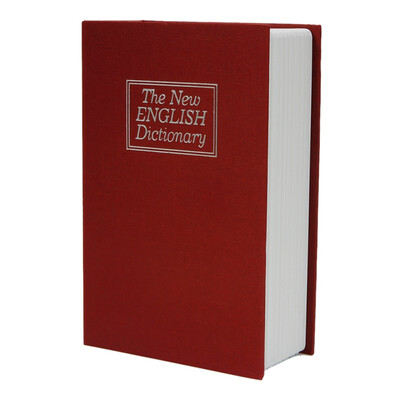 

Dictionary Money Box Hidden Secret Book Design Valuables Safety Security Lock