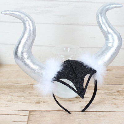 

Special Ox Horn Cosplay Headdresses Sheep Horns Handmade Gothic Headband Halloween Prop Hairband Durable Long Lasting