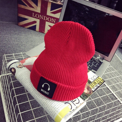 

Unisex Autumn Winter Warm Knitted Cap Beanie Ski Music Pattern Wool Men Women Hats