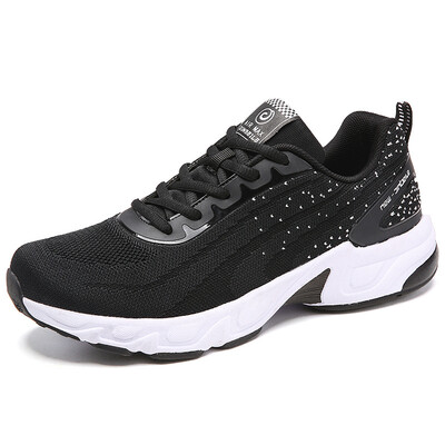 

Flying woven running shoes casual lightweight breathable sports shoes mens non-slip wear-resistant running shoes
