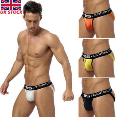

UK Men Briefs Jock Strap Breathable Underwear Backless Jockstrap Underpant Thong