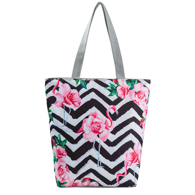 

Tailored Casual Canvas Tote Handbag Women Cartoon Unicorn Printed Shoulder Bag