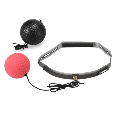 

Boxing Reflex Ball 2 Level Pouching Ball with Sweat Band for Combat Sports Fitness Speed Training Reaction Eye Coordination Traini