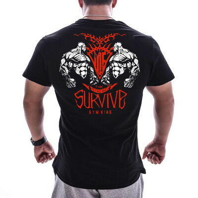 

Mens Slim Fit O Neck Short Sleeve Muscle Tee Shirts Casual T-shirt Tops Blouse