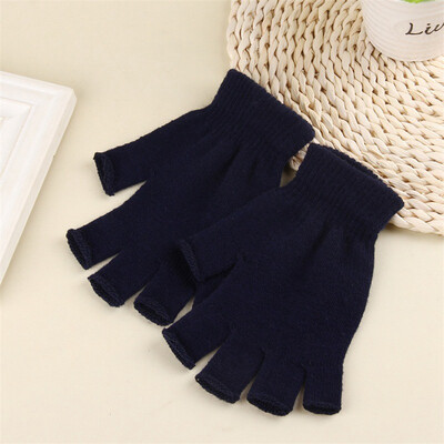 

Unisex Winter Warm Knitted Fingerless Half Finger Gloves Fingerlose Halbe Finger Warme Stricken