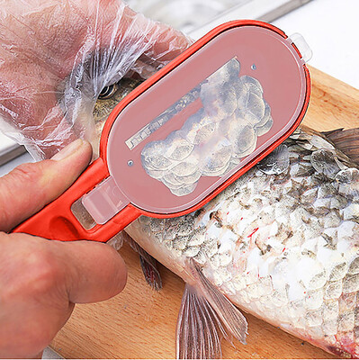 

Siaonvr New Practical Fish Scale Remover Scaler Scraper Cleaner Kitchen Tool Peeler