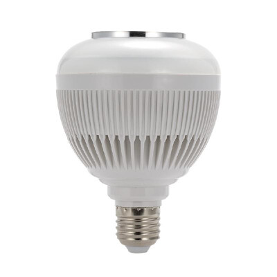 

Wireless Bluetooth Music LED Bulb with Audio Speaker 6W E27 Speaker 12W Power RGBW Music Playing Light Lamp With 24 Keys IR Remote