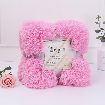

Large And Small Soft Autumn Winter Warm Shaggy Faux Fur Gift Double Bed Sofa Blanket