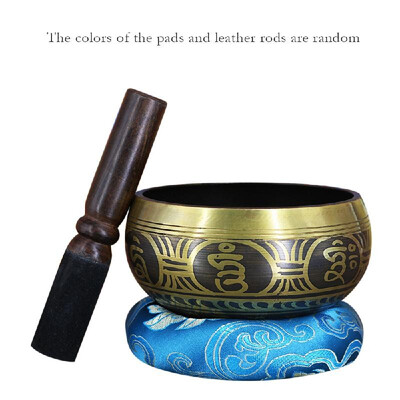 

Copper Buddha Sound Bowl Yoga Tibetan Singing Bowl Religion Belief Home Decoration 150mm