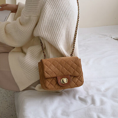 

Small square bag female rhombic chain slung fashion small fragrance 2019 new wave Korean version of the wild foreign shoulder bag