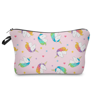 

Cute 3D Animal Print Waterproof Clutch Women Makeup Bags Money Phone Pouch