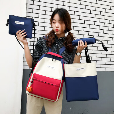 

Koreans Xiao Qing Xinsen Department Shoulder Bag Women Korean version inswind Girls Backpack Hundreds of College Students Bookbags