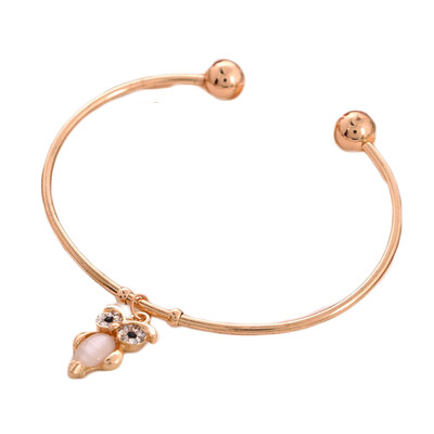 

Owl Pendant Open Bracelet Female Wristband