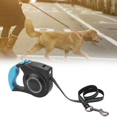 

Greensen Adjustable Durable Soft Locking Braking LED Dogs Walking Traction Lead Strap Rope Belt