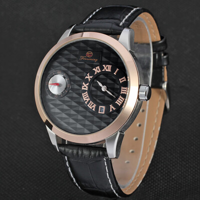 

Forsining genuine full hollow mens mechanical watch mens watch mens mechanical watch belt table