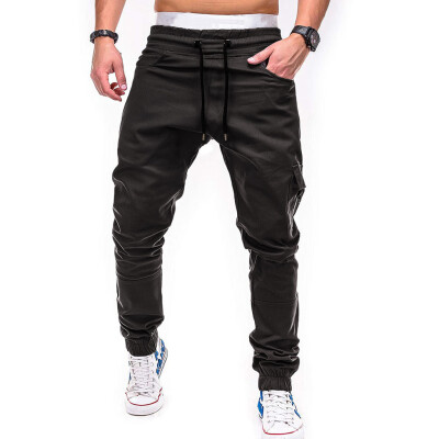 

Gobestart Mens Casual Sport Pants Slim Fit Solid Trousers Running Joggers Sweatpants