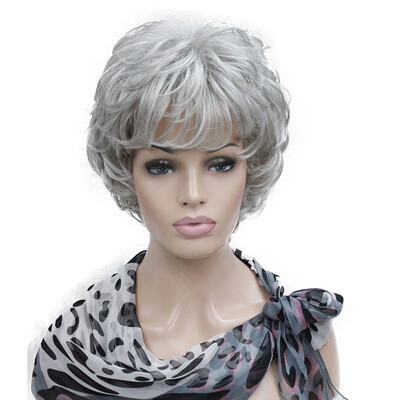 

Strong Beauty Ladies Wigs Short Wavy Golden Blonde Hair For Women Synthetic Capless Full Wig 12 Colors