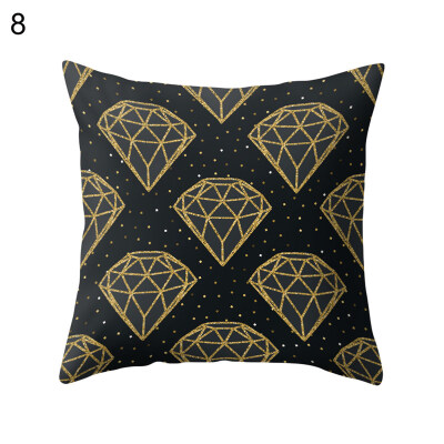 

Irregular Triangle Stripe Pillow Case Cushion Cover Sofa Bed Car Office Decor