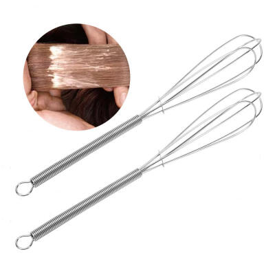 

Greensen 2pcs Hair Coloring Dyeing Mixer Barber Hairdressing Whisk Stirrer Stainless Steel Blender Tools