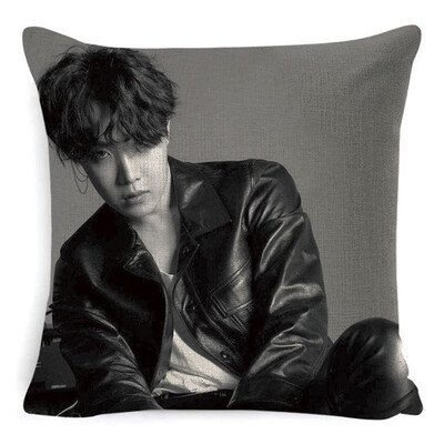 

CAR-TOBBY Kpop BTS MAP of The Soul Personal Home Decoration Sofa Throw Pillow Case Cushion Covers Zippered Pillowcase