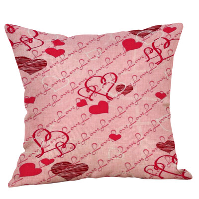

Siaonvr Happy Valentines Day Throw Pillow Case Sweet Love Square Cushion Cover