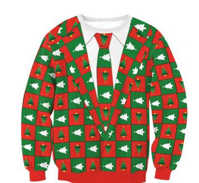 

UGLY XMAS Women Men Winter Warm CHRISTMAS SWEATER Santa Popular Sweatshirts