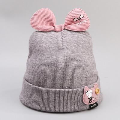 

Dongyun New Fall&Winter Boy&Girl Baby Wool Knitted Cotton Button Button Cap