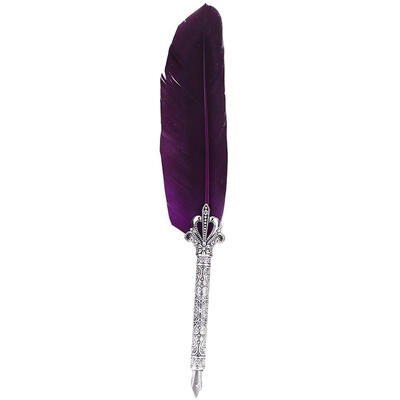 

Harry Potter Feather Dip Pen Vintage Metal School Writing Stationery Gift