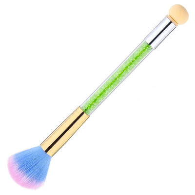 

Double-ended Nail Brush Nail Painting Drawing Pen Nail Picking Dotting Gradient Pen Sponge Head with Rhinestone Handle