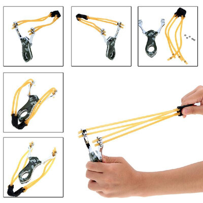 

Outdoor Powerful Marble Hunting Games Slingshot Catapult