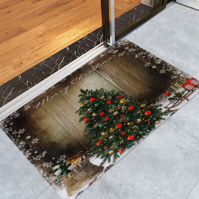 

〖Follure〗Merry Christmas Welcome Doormats Indoor Home Carpets Decor 40x60CM