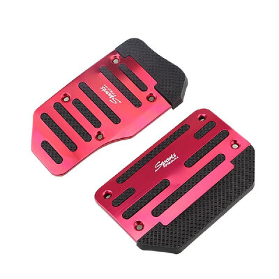 

Silver MT 3pcs Automatic Car Auto Vehicle Non-slip Pedal Foot Treadle Brake Cover Pad Aluminium Alloy