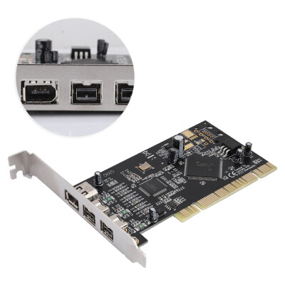 

Greensen PCI 3-port Firewire 800 1394 ba 2B1A Video Capture Card 800mbps Controller Card Adapter